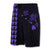 Hawaii Kakau Polynesian Three Turtles Map Board Shorts - Purple - Polynesian Pride