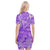 Polynesian Polo Dress Tapa Plumeria Style - Purple LT7 - Polynesian Pride