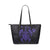 Hawaii Kakau Polynesian Ohana Turtle Map Small Leather Tote - Purple Purple - Polynesian Pride