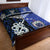 New Zealand And Samoa Quilt Bed Set Together - Blue LT8 - Polynesian Pride