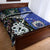 New Zealand And Samoa Quilt Bed Set Together - Paua Shell LT8 - Polynesian Pride