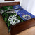 New Zealand And Samoa Quilt Bed Set Together - Green LT8 - Polynesian Pride