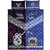 New Zealand And Samoa Quilt Bed Set Together - Purple LT8 - Polynesian Pride