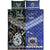 New Zealand And Samoa Quilt Bed Set Together - Paua Shell LT8 - Polynesian Pride