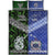 New Zealand And Samoa Quilt Bed Set Together - Green LT8 - Polynesian Pride