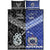 New Zealand And Samoa Quilt Bed Set Together - Black LT8 - Polynesian Pride