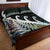 New Zealand Rugby Maori Quilt Bed Set Silver Fern Koru Vibes - Paua Shell LT8 - Polynesian Pride