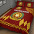 Tonga Vava'u High School Quilt Bed Set Simple Style - Maroon LT8 - Polynesian Pride