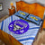 Mate Ma'a Tonga Quilt Bed Set Leimatu'a Bulls Creative Style - Blue NO.1 LT8 - Polynesian Pride