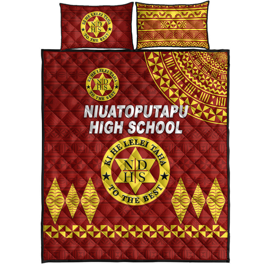 Tonga Niuatoputapu High School Quilt Bed Set Simple Style LT8 - Polynesian Pride