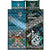 New Zealand And Fiji Quilt Bed Set Together - Paua Shell LT8 - Polynesian Pride