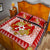 Tonga Quilt Bed Set Red Style - Custom LT6 - Polynesian Pride