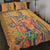 Hawaii Quilt Bed Set - King Of Hawaii With Hawaiian Girls Yellow - Polynesian Pride