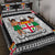 (Custom Personalised) Fiji Quilt Bed Set Black Style No.1 LT6 Black - Polynesian Pride