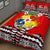 (Custom Personalised) Tonga Ngatu Quilt Bed Set Red Style LT6 - Polynesian Pride