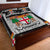 (Custom Personalised) Fiji Quilt Bed Set Black Style No.1 LT6 - Polynesian Pride