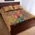 Hawaii Quilt Bed Set - King Of Hawaii With Hawaiian Girls - Polynesian Pride