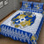 (Custom Personalised) Tonga Quilt Bed Set Blue Style LT6 - Polynesian Pride