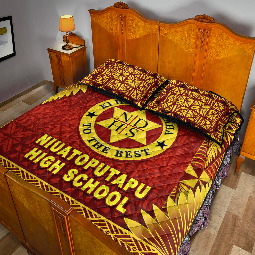 Tonga Niuatoputapu High School Quilt Bed Set Simplified Version LT8 - Polynesian Pride