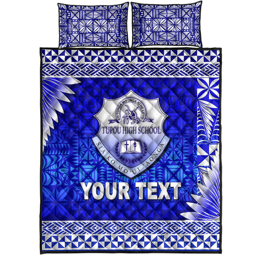 (Custom Personalised) Tonga Tupou High School Quilt Bed Set Simplified Version LT8 - Polynesian Pride