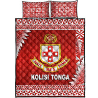 Tonga Kolisi Tonga College Quilt Bed Set Simplified Version LT8 - Polynesian Pride