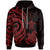 Chuuk Polynesian Hoodie Red Tentacle Turtle Unisex Red - Polynesian Pride