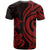 Tahiti Polynesian T Shirt Red Tentacle Turtle - Polynesian Pride