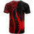 Nauru T Shirt Red Polynesian Tentacle Tribal Pattern - Polynesian Pride