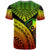 Yap Custom T Shirt Reggae Polynesian Necklace and Lauhala - Polynesian Pride