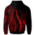 Yap Hoodie Red Tentacle Tribal Pattern - Polynesian Pride