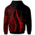 Chuuk Custom Hoodie Red Tentacle Tribal Pattern - Polynesian Pride