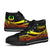 Pohnpei High Top Shoes Reggae - Polynesian Tentacle Tribal Pattern - Polynesian Pride