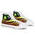 Nauru High Top Shoes Reggae - Polynesian Tentacle Tribal Pattern Unisex White - Polynesian Pride