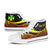 Wallis And Futuna Custom Personalised High Top Shoes Reggae - Polynesian Tentacle Tribal Pattern - Polynesian Pride