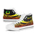 Pohnpei Custom Personalised High Top Shoes Reggae - Polynesian Tentacle Tribal Pattern - Polynesian Pride