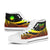 Marshall Islands High Top Shoes Reggae - Polynesian Tentacle Tribal Pattern - Polynesian Pride