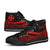 Wallis And Futuna Custom Personalised High Top Shoes Red - Polynesian Tentacle Tribal Pattern - Polynesian Pride