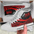 Northern Mariana Islands High Top Shoes Red - Polynesian Tentacle Tribal Pattern - Polynesian Pride