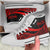 Yap Custom Personalised High Top Shoes Red - Polynesian Tentacle Tribal Pattern - Polynesian Pride