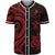 Yap Baseball Shirt - Red Tentacle Turtle Unisex Red - Polynesian Pride