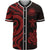 Federated States of Micronesia Baseball Shirt - Red Tentacle Turtle Unisex Red - Polynesian Pride