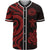 American Samoa Baseball Shirt - Red Tentacle Turtle Unisex Red - Polynesian Pride