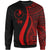 Yap Sweatshirt - Red Polynesian Tentacle Tribal Pattern Unisex Red - Polynesian Pride