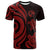 Tonga Polynesian T Shirt Red Tentacle Turtle Unisex Red - Polynesian Pride