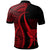 Hawaii Custom Polo Shirt Red Polynesian Tentacle Tribal Pattern - Polynesian Pride