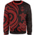 Guam Sweater - Red Tentacle Turtle Unisex Red - Polynesian Pride