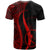 Chuuk Custom T Shirt Red Micronesian Tentacle Tribal Pattern - Polynesian Pride