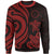 Cook Islands Sweater - Red Tentacle Turtle Unisex Red - Polynesian Pride