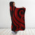 Tonga Hooded Blanket - Red Tentacle Turtle - Polynesian Pride