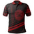 American Samoa Polo Shirt In My Heart Style Red Polynesian Patterns Unisex Black - Polynesian Pride